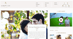 Desktop Screenshot of aaronleefilms.com